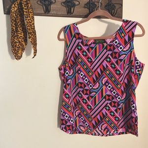 Vintage ‘Bob Mackie’ sleeveless top